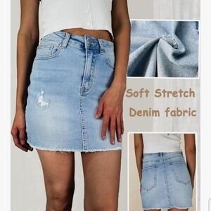 Vayeah Denim Mini Skirt